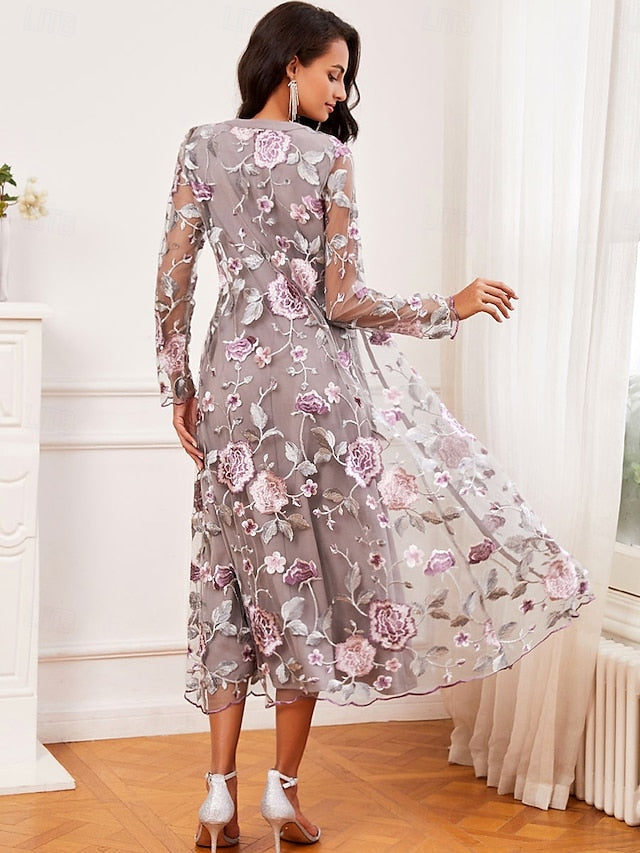 Leste™ | Elegantes Cocktailkleid in Tee-Länge
