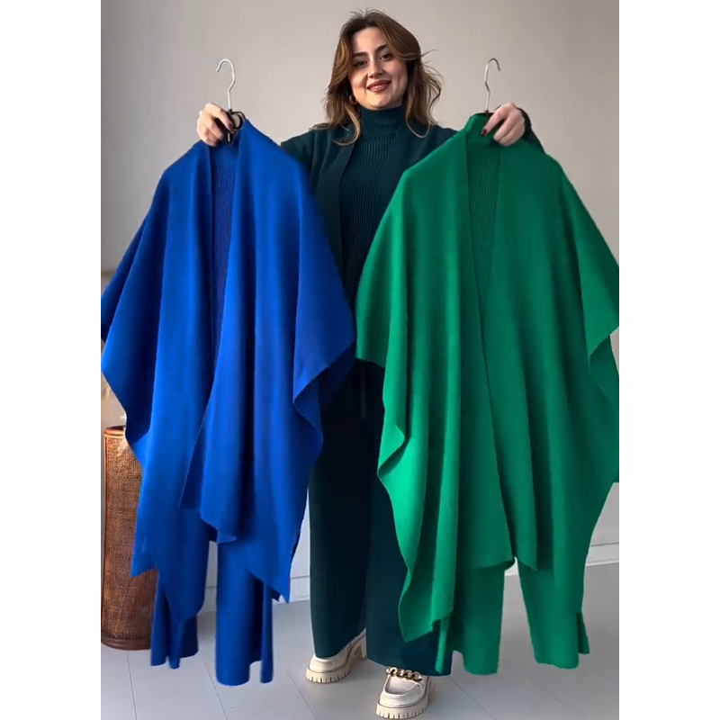 Nina™ | Elegantes Stretch-Material Ensemble