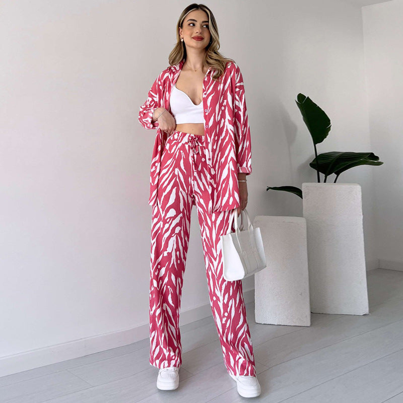 Ahri™ | Schickes Zebra-Druck Ensemble