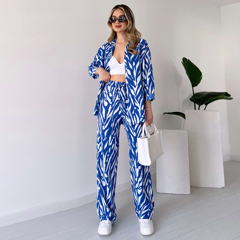 Ahri™ | Schickes Zebra-Druck Ensemble