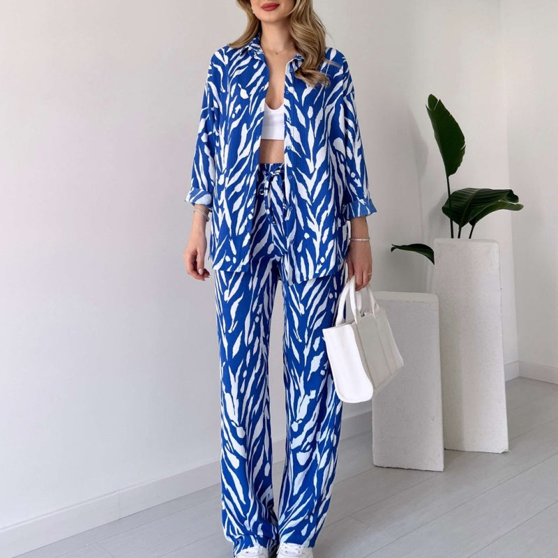 Ahri™ | Schickes Zebra-Druck Ensemble