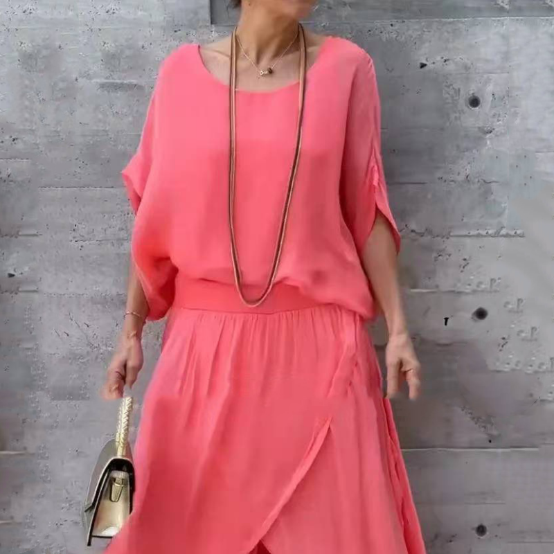 Daniela™ | Chic und Luftiges Ensemble mit Schlitz