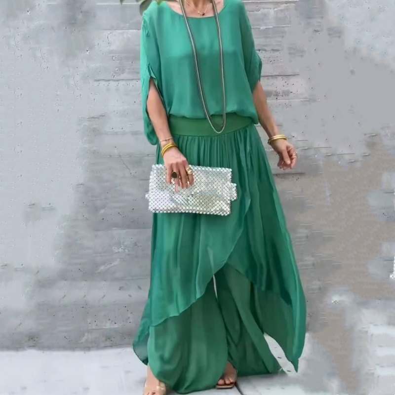 Daniela™ | Chic und Luftiges Ensemble mit Schlitz