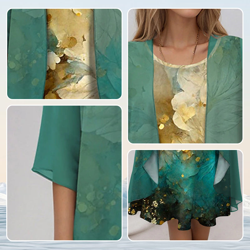 Adeline™ | Elegantes 2-teiliges Baumwollensemble