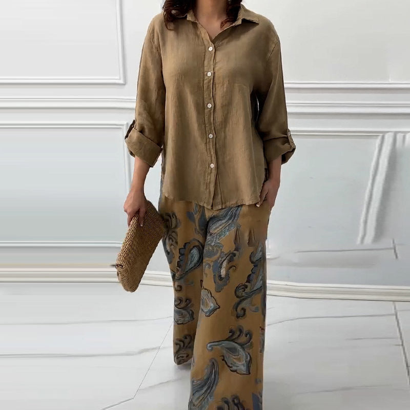 Pinas™ | Elegantes Freizeit-Cotton Ensemble
