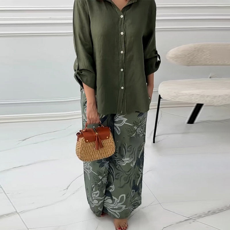 Pinas™ | Elegantes Freizeit-Cotton Ensemble