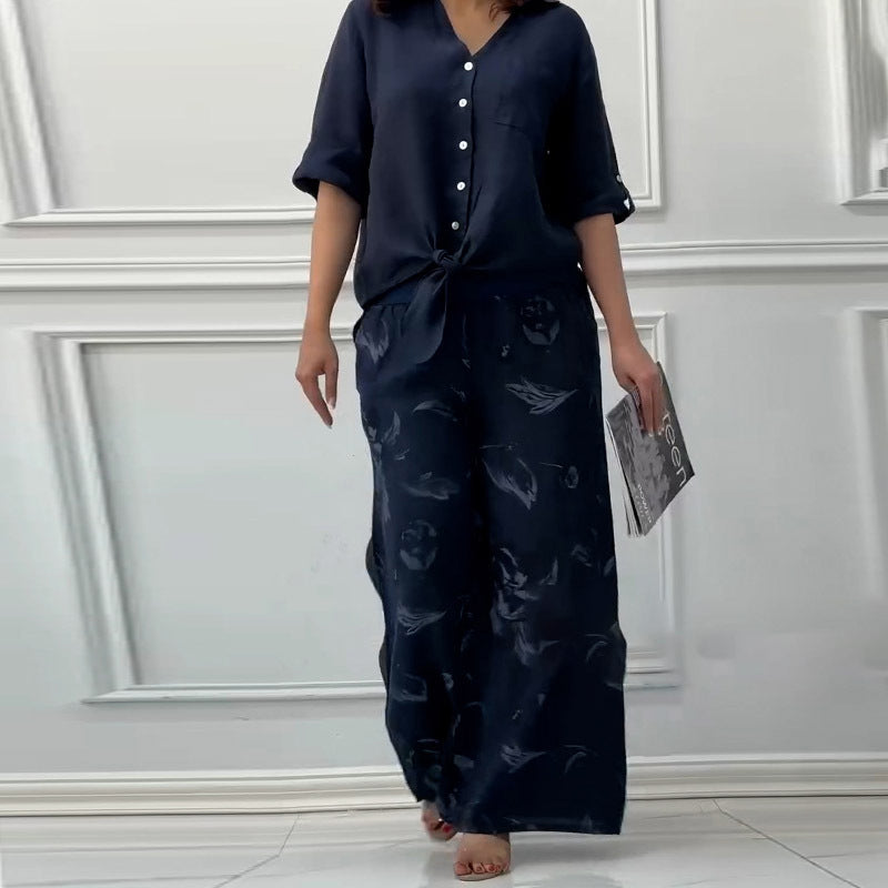Pinas™ | Elegantes Freizeit-Cotton Ensemble