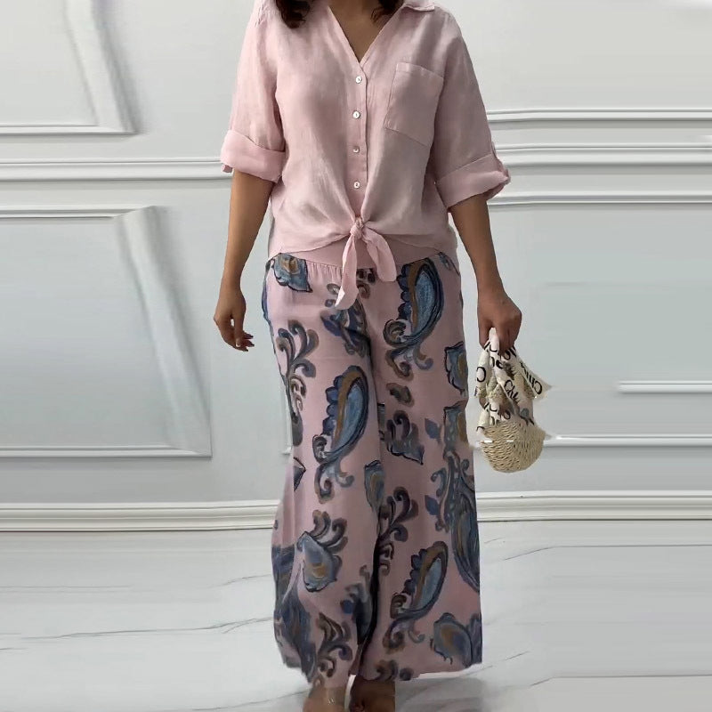 Pinas™ | Elegantes Freizeit-Cotton Ensemble