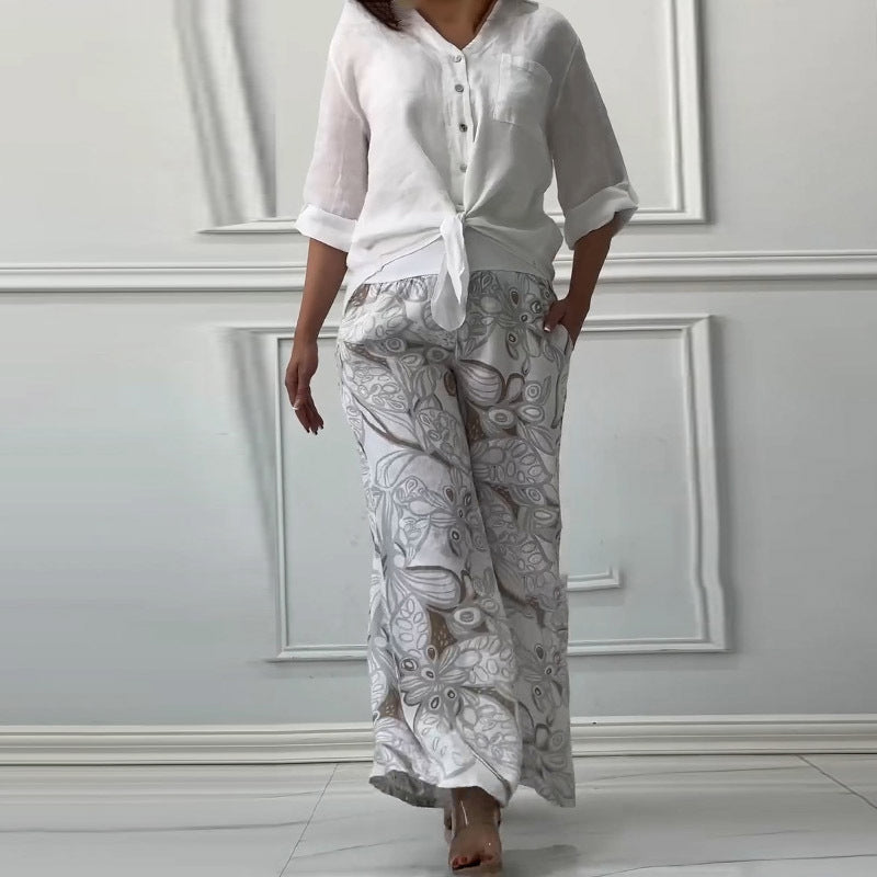 Pinas™ | Elegantes Freizeit-Cotton Ensemble
