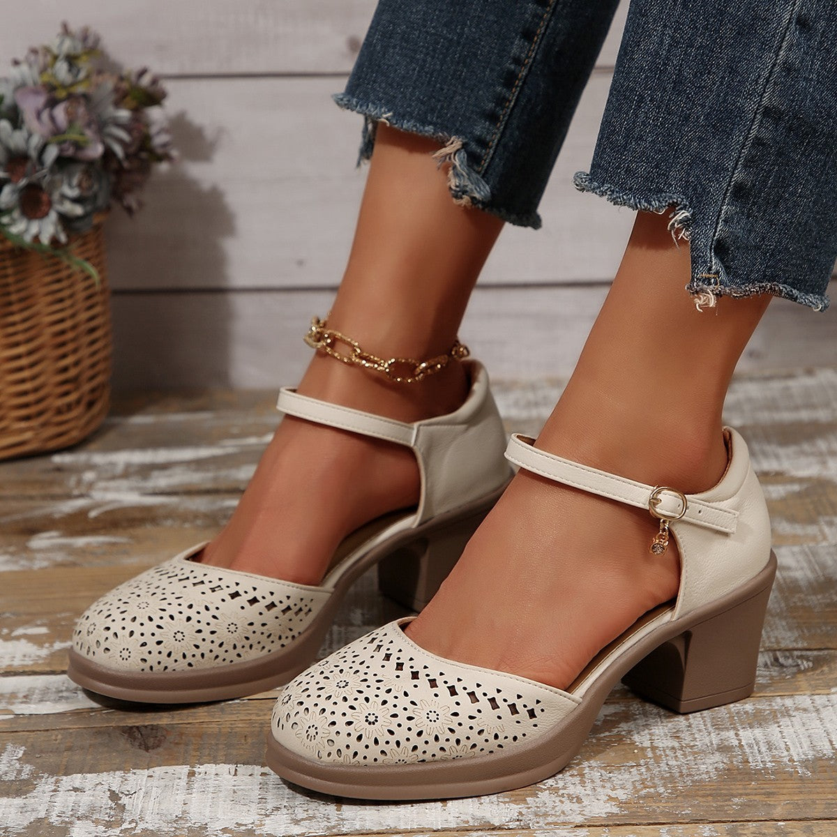 Aspen™ | Elegante Retro-Mesh Sandalen