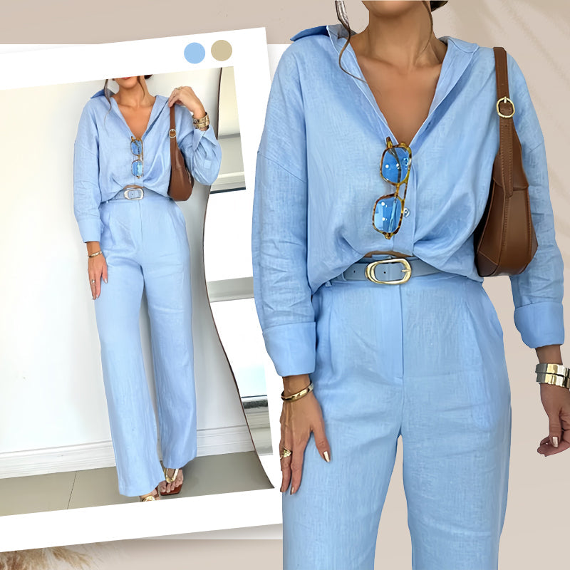 Ariel™ | Elegantes Hemd und Bequeme Hose