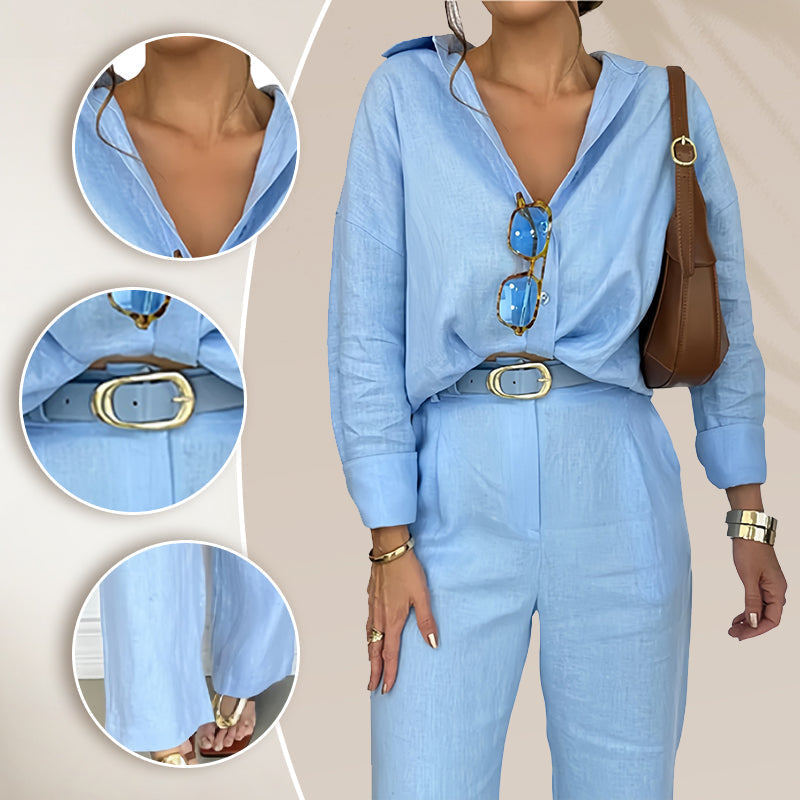 Ariel™ | Elegantes Hemd und Bequeme Hose