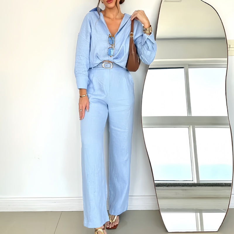 Ariel™ | Elegantes Hemd und Bequeme Hose