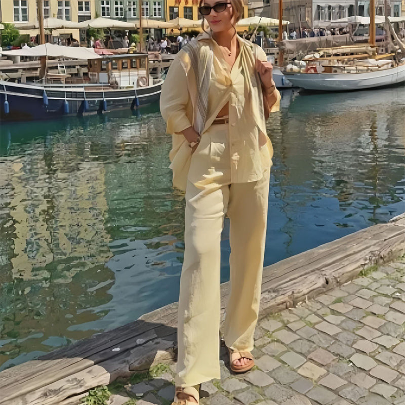 Ariel™ | Elegantes Hemd und Bequeme Hose